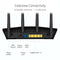 ASUS RT-AX57 (AX3000) Dual Band WiFi 6 Extendable Router, Subscription-free Network Security, Instant Guard, Advanced Parental Controls, Built-in VPN, AiMesh Compatible, Gaming & Streaming, Smart Home