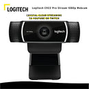 Logitech C922 Pro Stream 1080p Webcam with Knox 4-Port USB 3.0 Hub Bundle (2 Items)