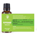 RythParfum Peppermint Essential Oil with Dropper|100% Pure,Undiluted Natural Mint Oil for Diffuser,Humidifier,Aromatherapy| Peppermint Oil for Hair,Massager Fresh,Relax (Pack of 3 oz)