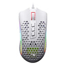 Redragon M808 Storm Lightweight RGB Gaming Mouse, 85g Ultralight Honeycomb Shell - 12,400 DPI Optical Sensor - 7 Programmable Buttons - Precise Registration - Super-Lite Cable - White