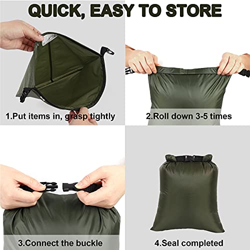 Waterproof Dry Bag – 5L, 10L, 20L, or 30L – Water Proof Bags for Protecting  Food and Gear at The Beach or While Kayaking, Hiking, Camping, and Boating