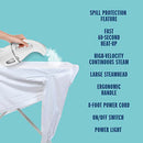 Conair CompleteSteam 1100 Watt Handheld Fabric Garment Steamer, White