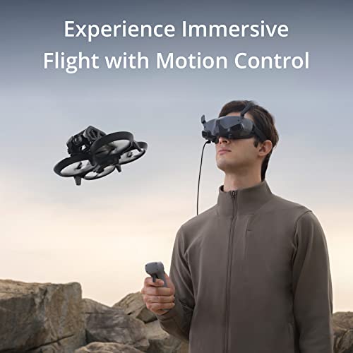 DJI Avata Pro-View Combo (DJI RC Motion 2) - First-Person View Drone UAV Quadcopter with 4K Stabilized Video, Super-Wide 155° FOV, Emergency Brake and Hover, Includes New RC Motion 2 and Goggles 2