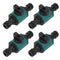 4pcs Hose Quick Connector, Plastic Leakage Proof Dual Head Garden Hose Adapter, for Irrigation System Hose Connections in Agriculture, Lawns, Gardens and Greenhouses