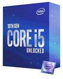 Intel Core i5-10600K CPU 4.1GHz (4.8GHz Turbo) LGA1200 10th Gen 6-Cores 12-Threads 12MB 95W UHD Graphic 630 Retail Box 3yrs Comet Lake ~BX8070811600KF