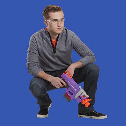Nerf Fortnite - SMG-E Motorized Blaster - 6-Dart Clip - 6 Official Nerf Elite Darts - Epic Games Fortnite - Toys for Kids - E8977 - Ages 8+