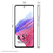Samsung Galaxy A53 5G (128GB, 6GB) 6.5", IP67 Water Resistant, Dual SIM GSM 4G Volte Unlocked (Not Verizon Boost At&t Cricket) International Model A536E/DS (25W Charging Cube Bundle, Awesome Whitee)