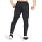 ZENWILL Mens Tapered Gym Joggers, Fitness Pants Casual Workout Track Pants with Zip Pockets（Medium,Black