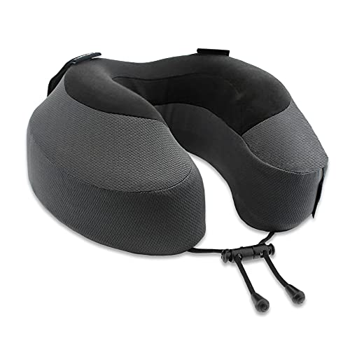 Cabeau Evolution(R), S3 Memory Foam Neck Travel Pillow Steel Grey