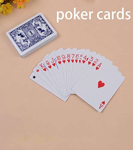 Standard Plastic Coated Playing Cards 52 Card Deck + 2 Jokers Play Loads of Games Poker, Solitaire, Snap, Black Jack Etc Hours of Fun, Casino Grade Playing Cards X 12 Packs