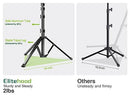 elitehood 72inch Heavy Duty Music Stand with Phone Holder, Foldable Music Stand for Sheet Music with Carrying Bag, Ultra-Stable Music Stand Suitable for Instrumental Performance & Band & Travel