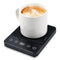 Coffee Warmer for Desk - Electric Mug Warmer, Coffee Mug Warmer with Timer, 6 Temp Mug Warmer, Smart Coffee Cup Warmer, Coffee Gifts for Men Office Black