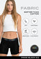 Woxer Womens Boxer Briefs Underwear, Baller 5” Boyshorts Panties Soft Anti-Chafing, No Roll Inseam, 3pk - Best Sellers, Large