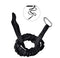 MOOCY Stretchable Kayak Paddle Leash Tether with D-Shape Carabiner Bungee Leash Strap 1ft for Kayaking Canoe SUP Board Paddles, Surfboard, Fishing Poles Rods