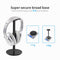Headphone Stand Headset Holder New Bee Earphone Stand with Aluminum Supporting Bar Flexible Headrest ABS Solid Base for All Headphones Size (Round, Black)