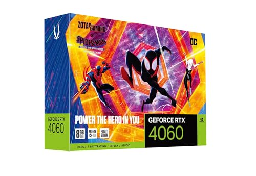 ZOTAC Gaming GeForce RTX 4060 OC Spiderman Edition ZT-D40600P-10SMP