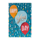 Hallmark Video Greetings Birthday Card - 'Happy You Day' Balloons Design