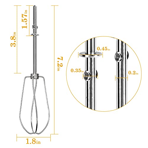 Hand Mixer Turbo Beaters for KitchenAid W10490648,KHM2B, AP5644233, PS4082859