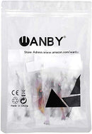 WANBY Artificial Silicone Soft Bait Set Luminous Swimbait Shrimp Fishing Lure with Hooks Fishing Tackle Freshwater/Saltwater (5Pcs)