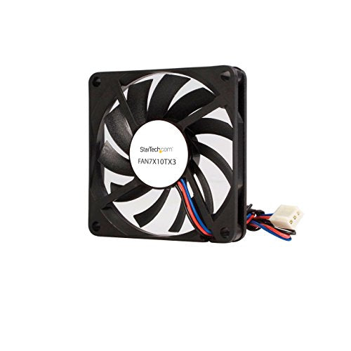 StarTech.com Replacement 70mm TX3 Dual Ball Bearing CPU Cooler Fan FAN7X10TX3 (Black)