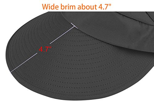 HINDAWI Sun Hats for Women Wide Brim UV Protection Summer