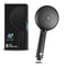 Azure's Premium High Pressure 5-Mode Self Cleaning Handheld Shower Head - Enjoy a Multifunctional Water Saving Hand held System with Descaling Technology - ABS - WELS & Watermark - Matt Black