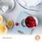 MasterChef Digital Kitchen Scale for Food Ounces and Grams, Portable Food Scale with LCD Display for Baking & Cooking, Made with Tempered Glass, Weighing Precision of 0.1oz, 11lb Weight Capacity