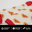 Socktastic Mens Pizza - 2 Pack Of Funny Novelty Socks, Casual Crew Fits Shoe Size 8-13, Pizza, Large US, Pizza, Large