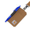 CARHARTT Unisex Adult Nylon Duck Id Holder and Lanyard, Water-Repellent Canvas Id Holder with Reflective Lanyard Wallet, Nylon Duck (Carhartt Brown), One Size US