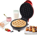 E Etron Mini Waffle Maker Non Stick Baking Pan Pancake Heating Breakfast Making Machine