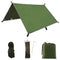 3m x 3m Hammock Rain Fly Tent Tarp Waterproof Windproof Snowproof Camping Shelter Portable Lightweight Basha Sunshade for Snow Camping Outdoor Travel (Army-Green)