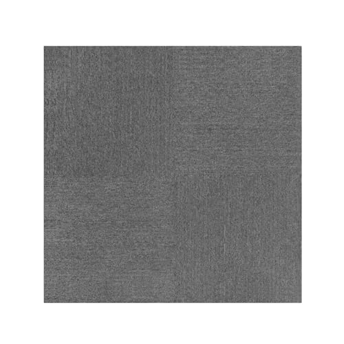 Gominimo 20pcs Carpet Tiles 50x50cm for Commercial Retail Office Flooring, Polypropylene Fiber and Bitumen Material, Grey