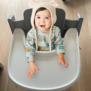 LuQiBabe Baby High Chair Tray Compatible with Stokke Tripp Trapp Chair with Smooth Surface and Strong Suction Power - Made with Food-Safe Plastic (BPA BPS BPF Lead and Phthalate Free) - White
