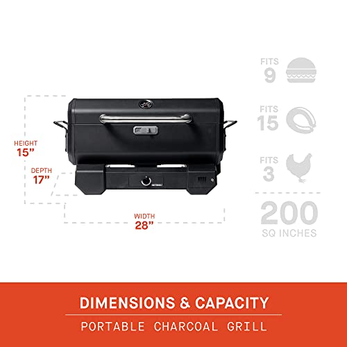 Masterbuilt Portable Charcoal BBQ and Smoker