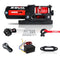 X-Bull Winch 3000LBS/1360KG 12V Boat ATV UTV Electric Winch with Synthetic Rope 5.4mm x 9.2m Wireless Remote Car Automotive Accessories IP68 Waterproof