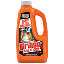Drano Max Gel Drain Cleaner, Pro Strength, Unclog Drains, Eliminates Tough Grease, Hair Clogs, Soap Scum, and More, Safe On All Pipes, 1.2L