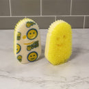 Scrub Daddy Dish Daddy Dish Wand Replacement Head Refill, Compatible with Soap Dispensing Dish Brush, Texture Changing Washing Up Sponge with Liquid Handle and Built-in Scraper - x2 Refill Heads