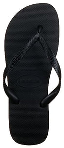 havaianas Unisex's Brasil Flip Flops, Black, 2 US