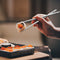 ZDPMK 5 Pairs Metal Chopsticks - Reusable Stainless Steel Chopsticks Laser Engraved Japanese Chinese Korean Chop Sticks with Non-Slip Square Design,Dishwasher Safe