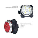 Waterproof Bicycle Bike Lights Front Rear Tail Light Lamp USB Rechargeable IPX4