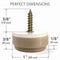 Chair Glides X-PROTECTOR – 25 mm Furniture Glides 8 pcs – Best Screw-On Furniture Sliders – Premium Chair Leg Floor Protectors – Slide Effortlessly with Chair Leg Pads That Protect Your Floor!