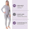 Rocky Thermal Underwear For Women (Long Johns Thermals Set) Shirt & Pants, Base Layer w/Leggings/Bottoms Ski/Extreme Cold (Heather Grey - Medium), Heather Grey, Medium