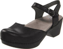 dansko Women's Sam Sandals - Comfort, Support, Womens Dress Sandals, Black, 12.5-13