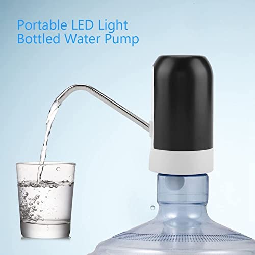 Gominimo Electric Water Dispensers, Portable, USB Charging, Up to 5 Gallon Water, Bottle Pump for Kitchen Home Office Camping