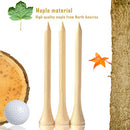 Dsenfurn 250 Pack Professional Bamboo Golf Tees 2-3/4 Inch - Stronger Than Wooden Golf Tees Biodegradable & Less Friction (2-3/4)