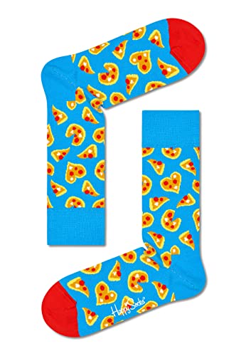 Happy Socks Women's Pizza Love 3-Pack Gift Set Socks, Multi, 36-40