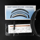 SOULWIT Replacement Headband Pad Kit for Bose QuietComfort 45 (QC45)/QuietComfort SE(QC SE) Headphones, Easy DIY Installation (Black)