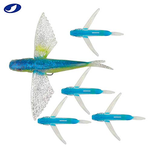 OCEAN CAT 10 Packs Sabiki 2pcs White & Red Feather & Rainbow