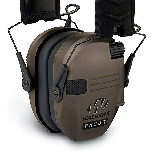 Walker's Game Ear Razor Slim Electronic Muff, Flat Dark Earth, One Size, GWP-RSEM-FDE