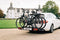 Westfalia BC 60 Bike Rack for The Trailer Hitch | Towbar Carrier for 2 Bicycles | Suitable for E-Bikes | Foldable